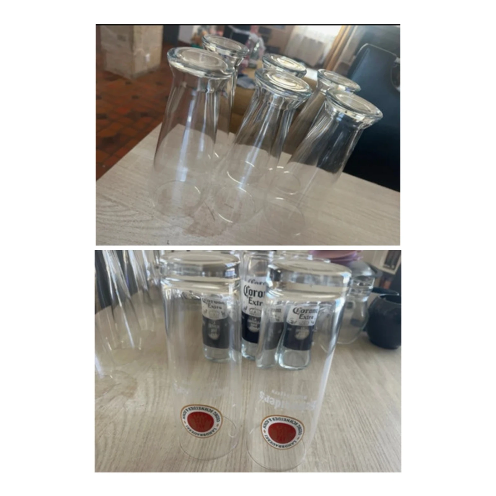 Lot de 8 verres à bière 